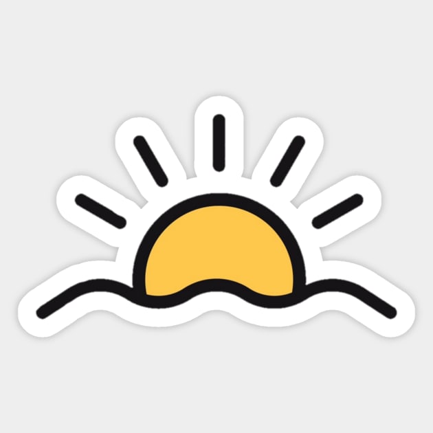 Sun Sticker by SummerTshirt